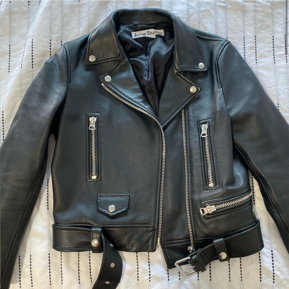 Acne Studios Leather Jacket size 38 - Picture 3 of 8